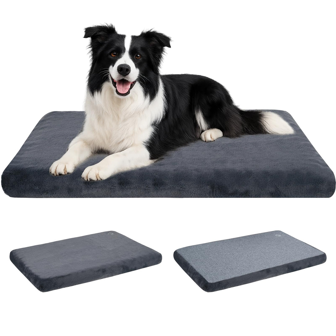 EMPSIGN Hundebett Grosse Hunde Hundekissen waschbar, Hundebett Wasserdicht L 89x56cmx7.6cm, Hundekis
