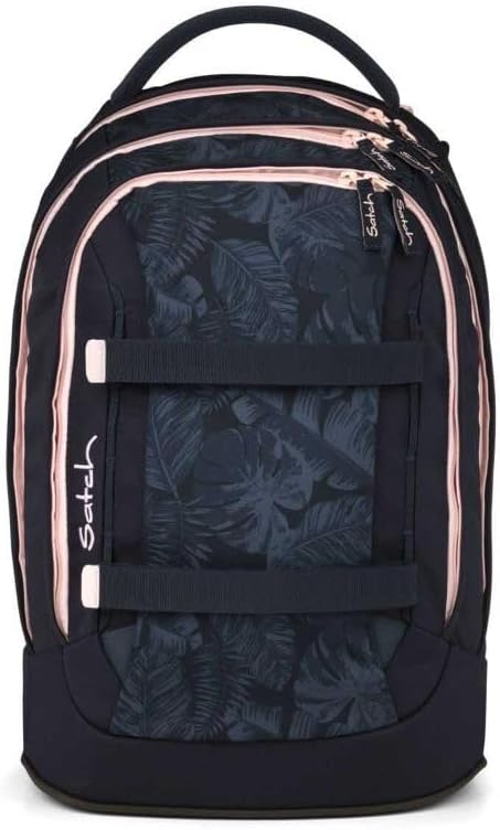 Satch Pack Schulrucksack Set 3tlg. inkl. Schlamperbox und Sportbeutel (Midnight Jungle), Midnight Ju