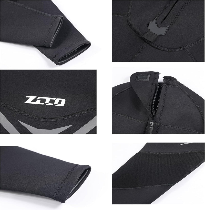Herren-Neoprenanzug, 3 mm Premium Neopren, volle Ärmellänge, Taucheranzug für Spearfishing, Schnorch
