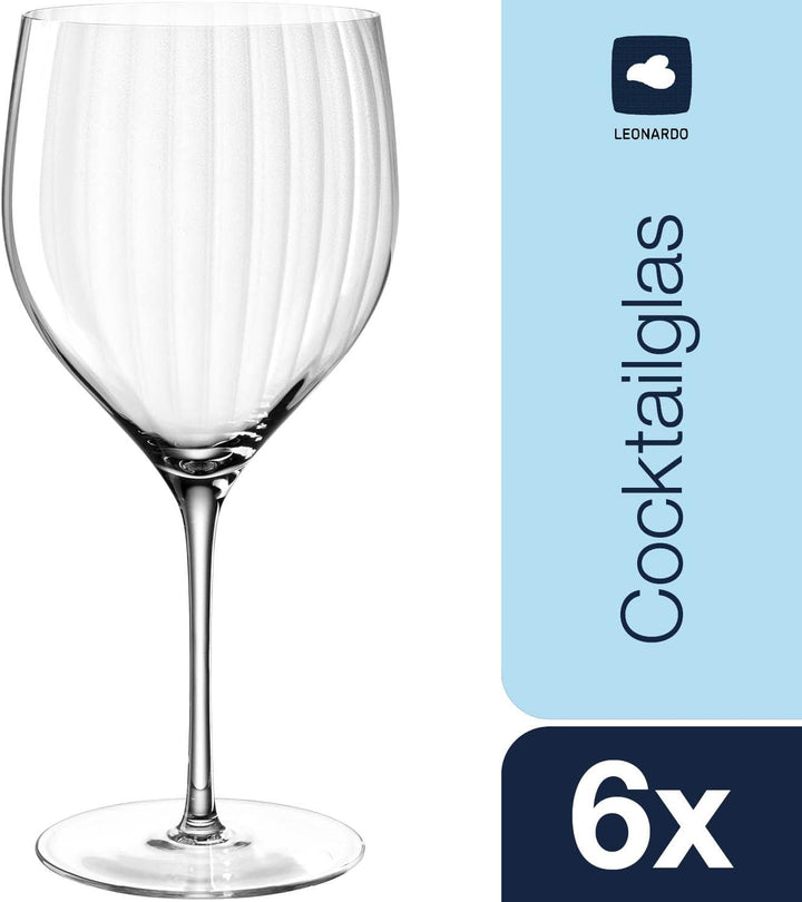 LEONARDO HOME Cocktailglas POESIA 750 ml, 6er, 069166, Glas, 750 milliliters