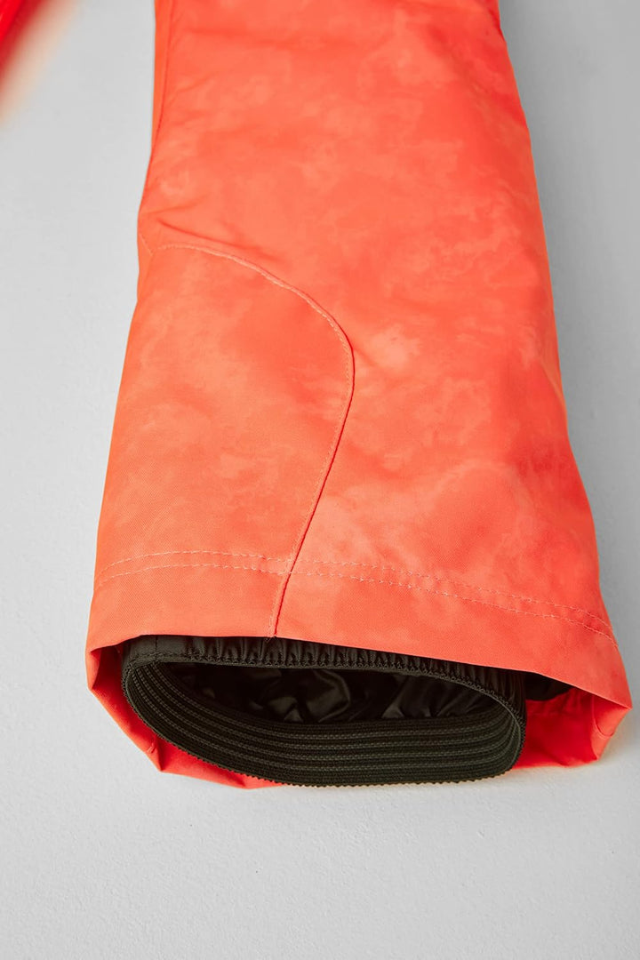 Ziener Mädchen Ski-Hose, Schnee-Hose | wasserdicht, Winddicht, warm Alin 116 Tie Dye Hot Red, 116 Ti
