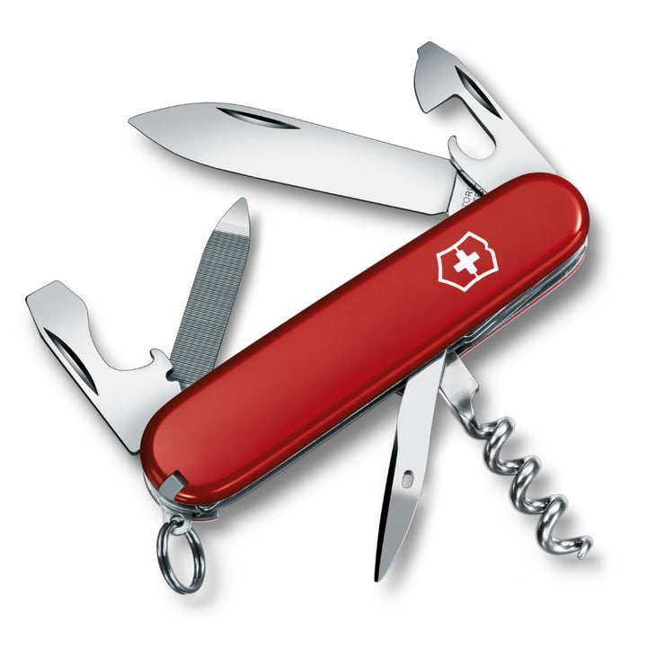 Victorinox Schweizer Taschenmesser, Sportsman, Multitool, Swiss Army Knife, 13 Funktionen, Dosenöffn