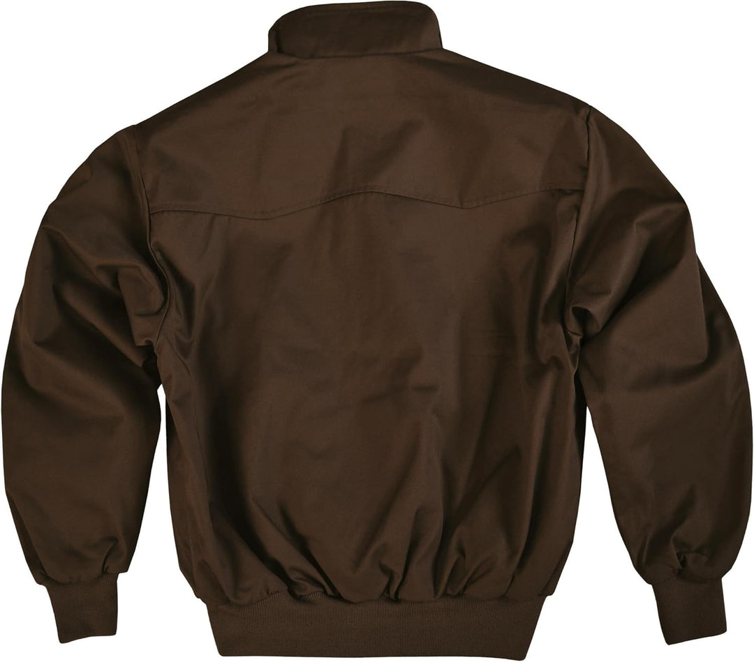 Original GearUp® Harrington Jacke English Style in 12 verschiedenen Designs wählbar S Braun, S Braun