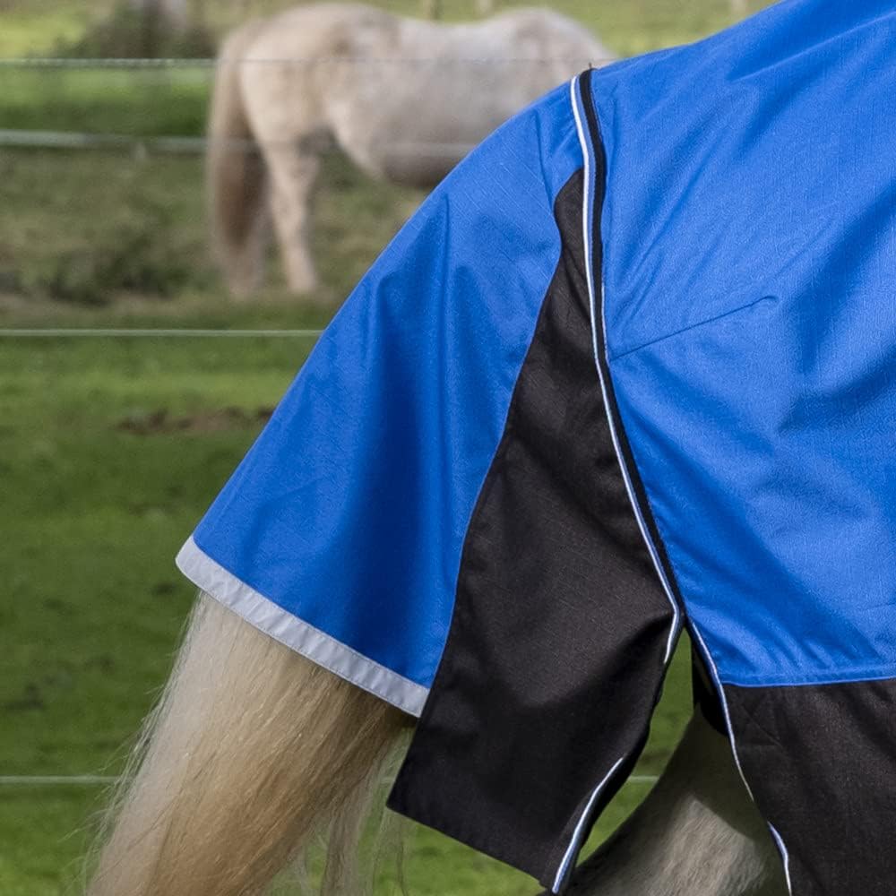 Equi-Theme EQUITHEME Decke Aisance 1200D ? 50 g ? Farben ? Blau/Schwarz, Grösse Decke ? 6.9 Bleu/Noi