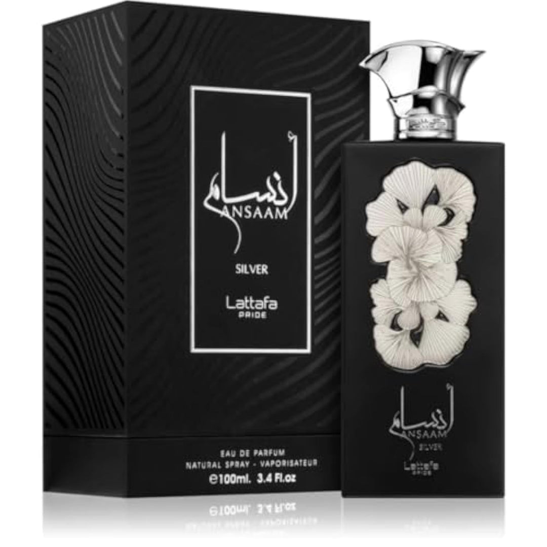 Lattafa Pride, Ansaam Silver, Eau de Parfum, Unisexduft, 100 ml