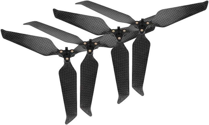 Dilwe 3-Blatt-Propeller, Kohlefaser-Schnellkupplungsrequisiten 8743 Foldble-Propeller mit Geräuschun