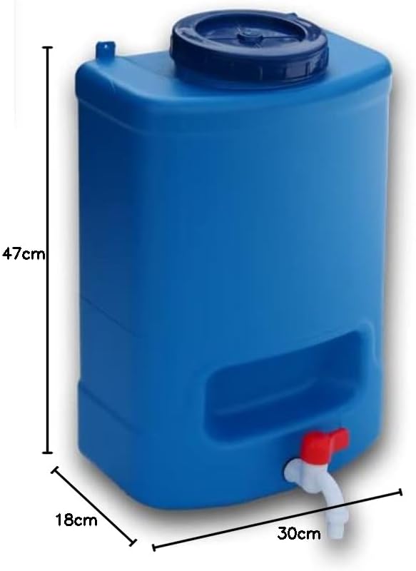 20L Wasserspender mit Seifenablage für Camping, Garage und Outdoor – Wetterfester, UV-beständiger Ku