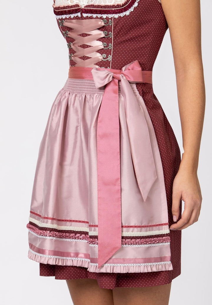 Stockerpoint Damen Dirndl Harper Kleid für besondere Anlässe 32 Altrosa, 32 Altrosa