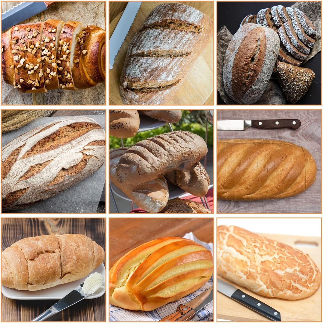 2 Stück Gärkörbchen oval, Gärkörbchen Set, Gärkörbe mit Leinenauskleidung Ø25cm, Brotbackzubehör Gär