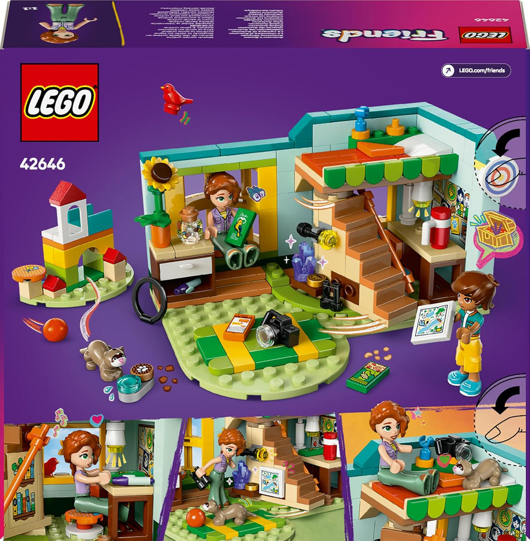LEGO Friends Autumn’s Room Set, Creative Role-Play Toy for 6 Plus Year Old Girls, Fun Playset with 2