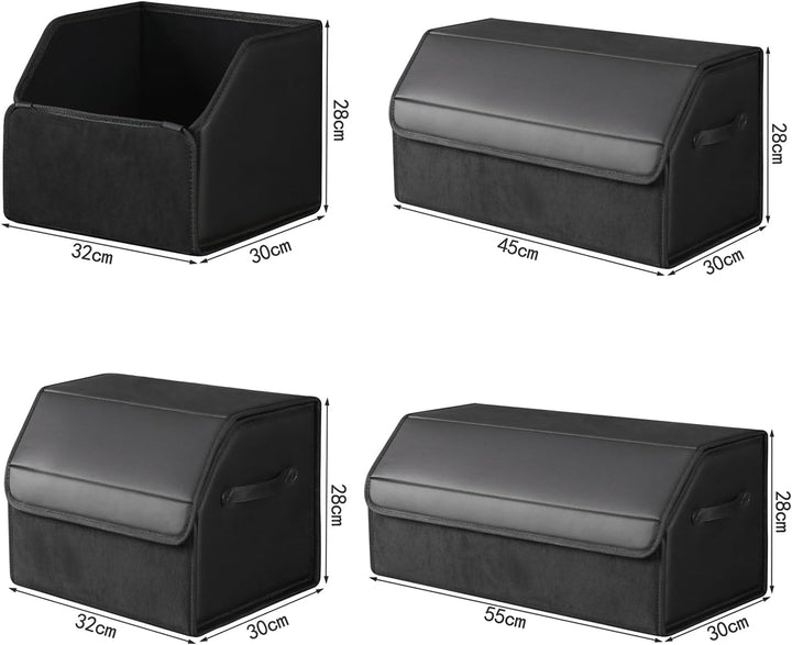 sunshine sky Auto Kofferraum wasserdicht, verschleissfest, faltbare Leder Aufbewahrungsbox, SUV Limo