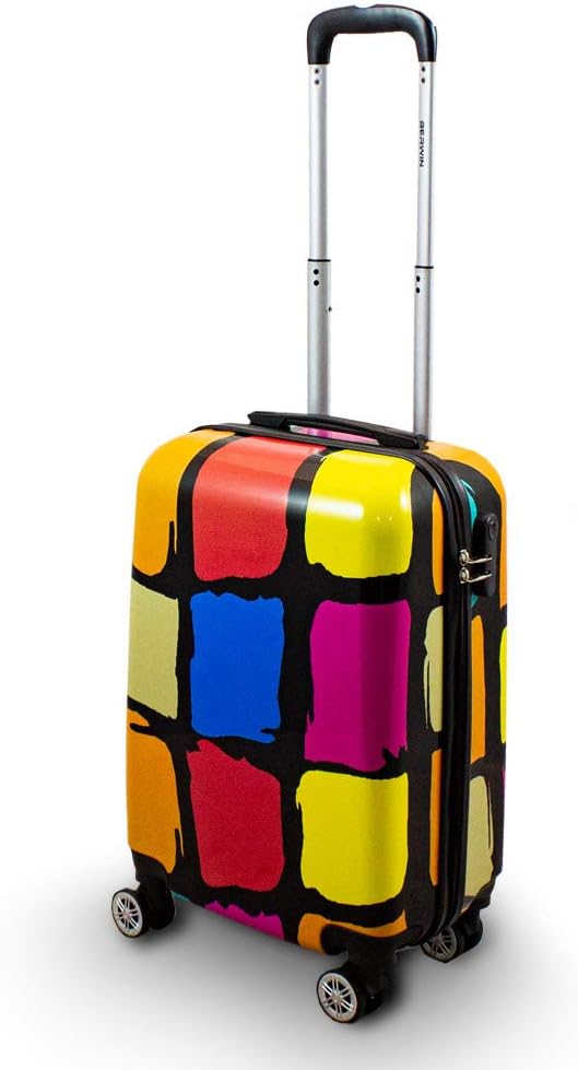 BERWIN® Design Koffer Reisekoffer Trolley Hartschalenkoffer Polycarbonat mit 4 Rollen als Set und Ei