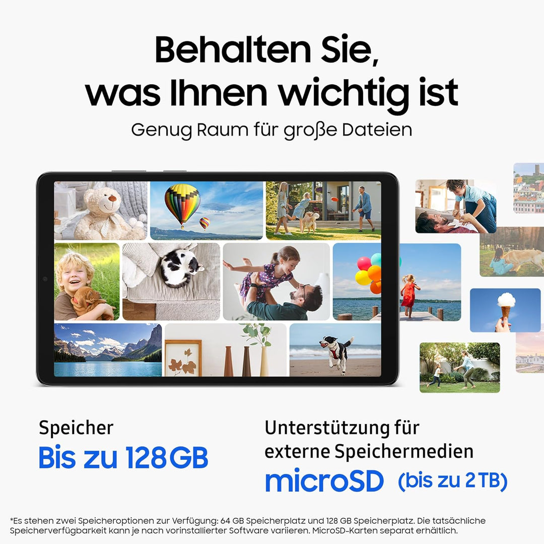 Samsung Galaxy Tab A11 Enterprise Edition, Android Tablet, 8,7 Zoll Display, 64 GB Speicher, 4 GB RA