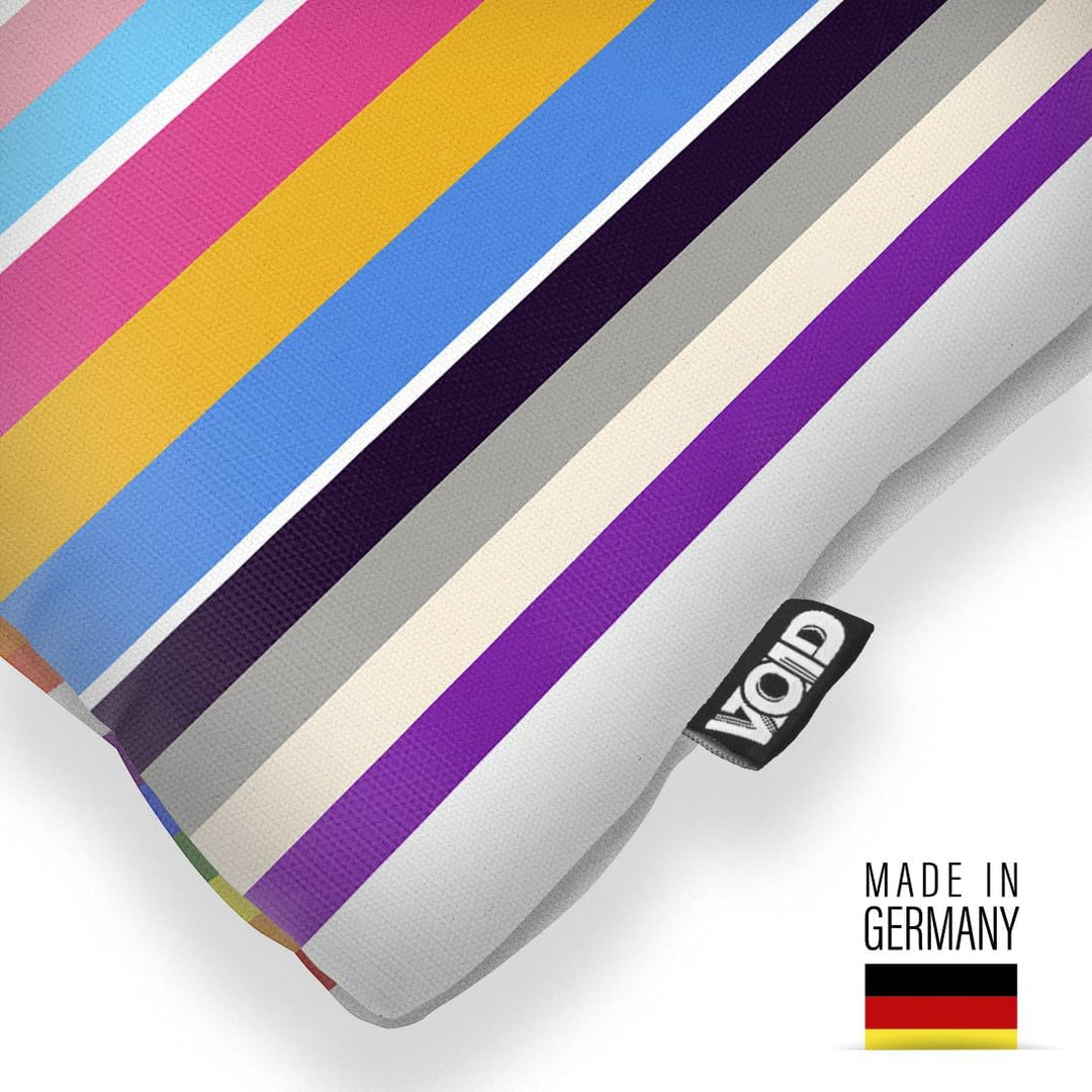 VOID Human Pride LGBTQ+ Kissenbezug Kissenhülle Polyester wasserfest Outdoor Indoor, Kissen Grösse:6