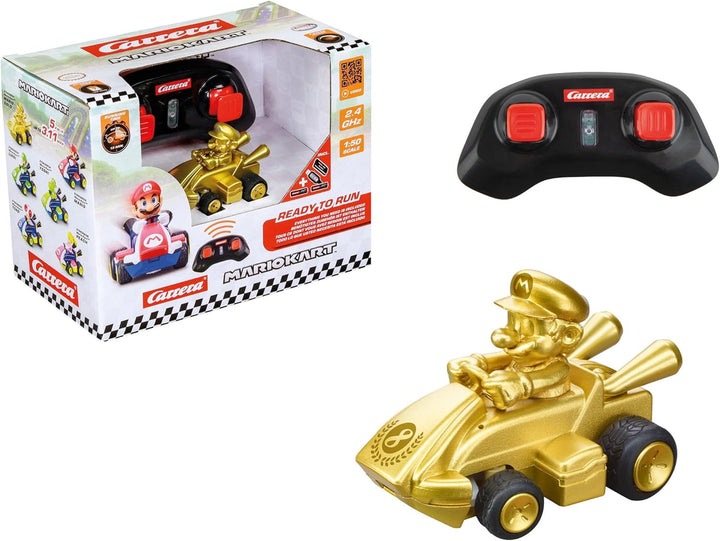 Carrera 2,4GHz Mario Kart(TM) Mini RC, Mario - Gold (Paper