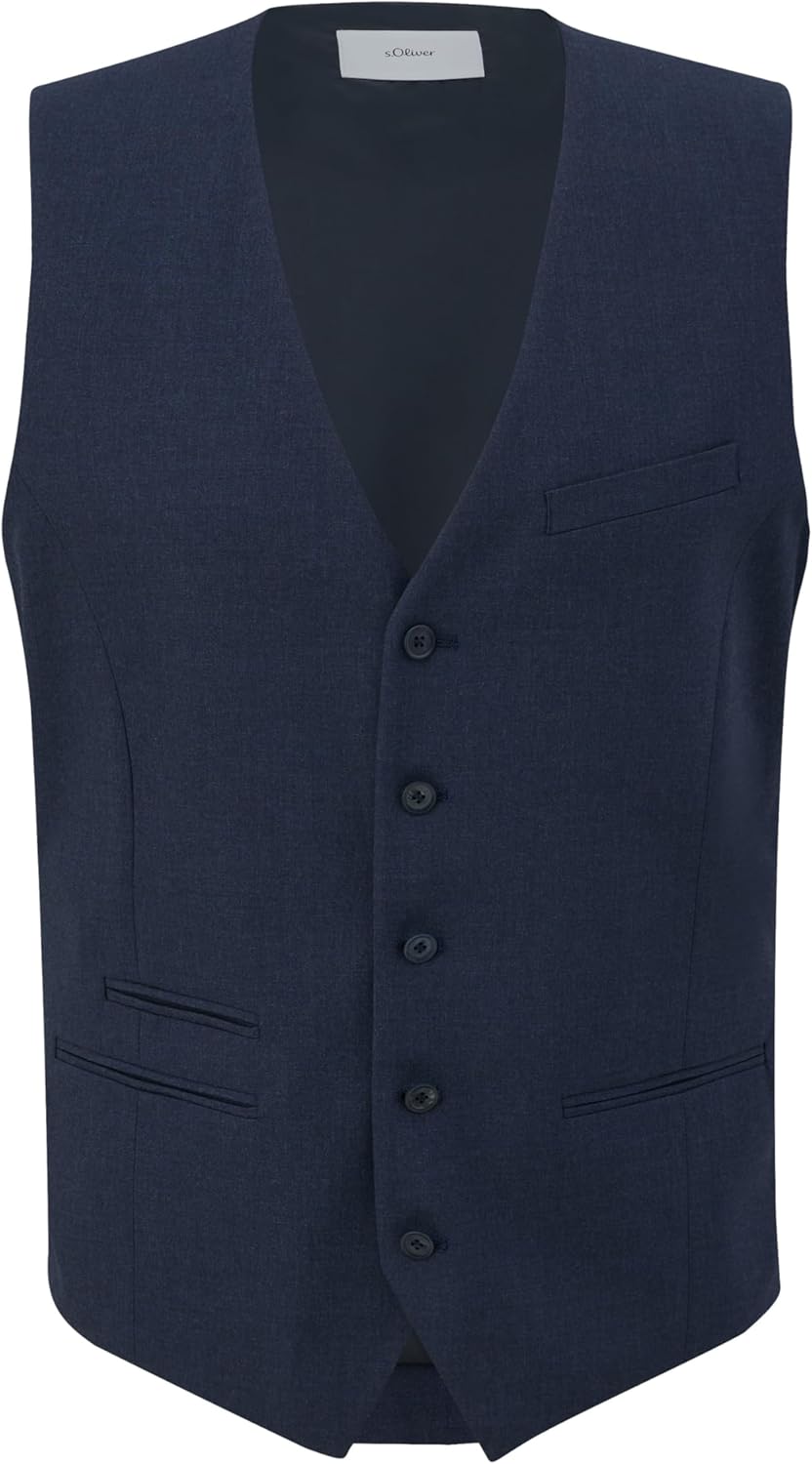 s.Oliver Herren Weste 46 Blau, 46 Blau