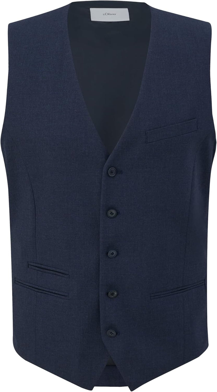 s.Oliver Herren Weste 46 Blau, 46 Blau