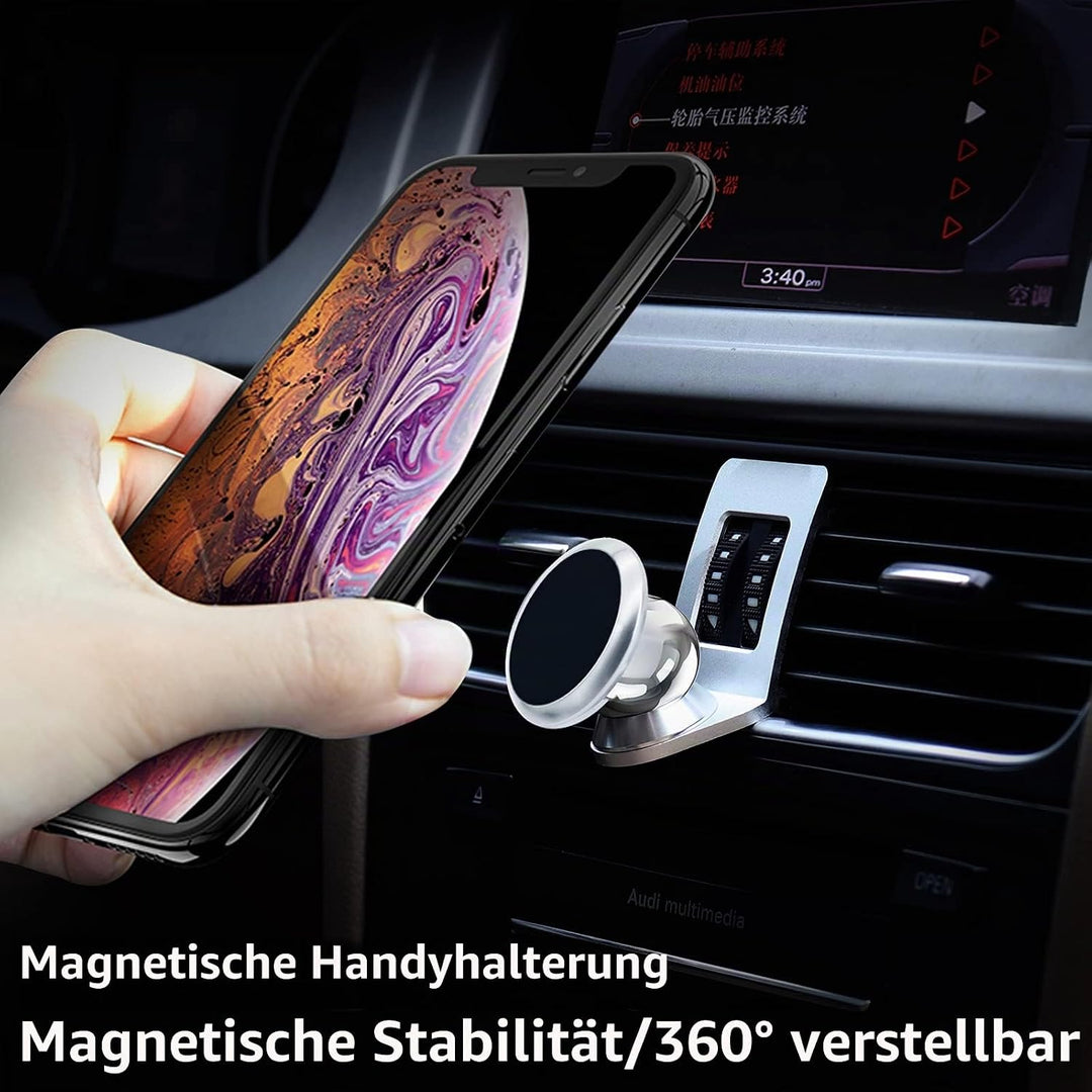 Cookiss Magnet Handyhalterung kompatibel Audi A4 B8 mit Audi A5 8T Sportback geeignet für Smartphone