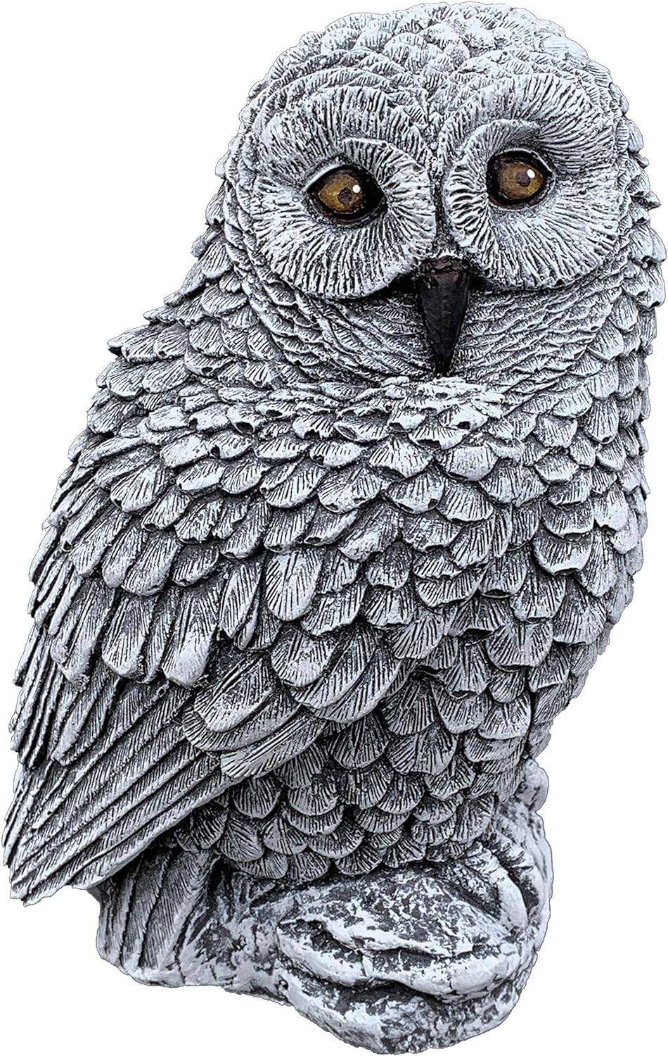 Stone and Style Steinfigur Uhu Kauz Steinguss frostfest wetterfest Gartenfigur