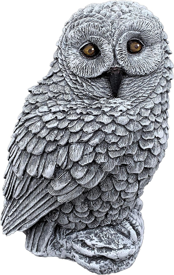 Stone and Style Steinfigur Uhu Kauz Steinguss frostfest wetterfest Gartenfigur