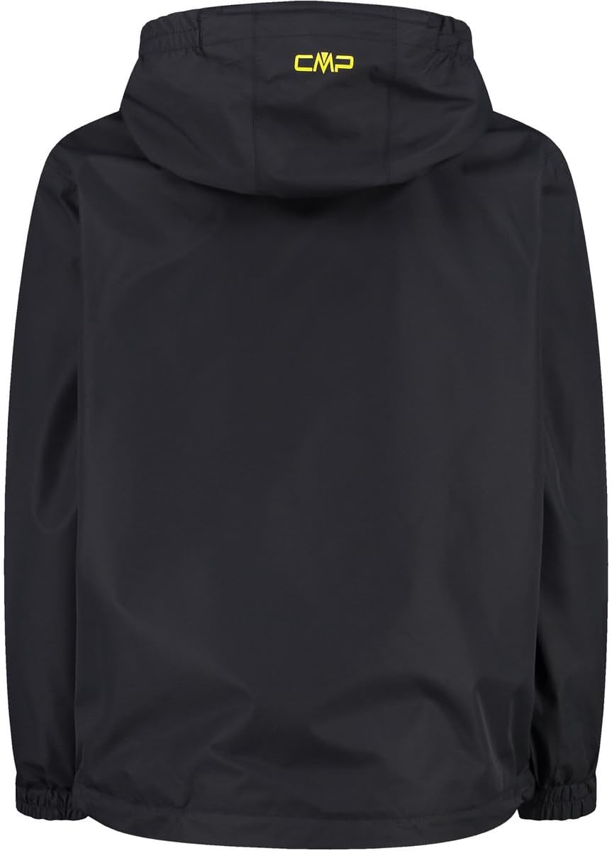 CMP Jungen Regenjacke 104 Anthrazit-Limonade, 104 Anthrazit-Limonade