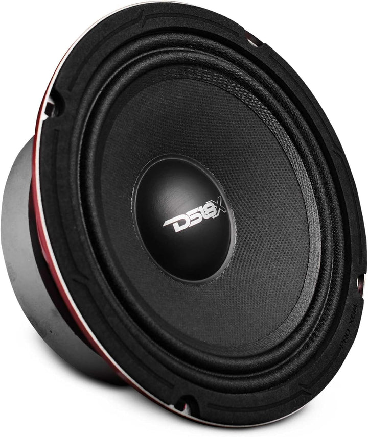 DS18 PRO-X6M Auto-Mitteltöner, 16,5 cm (16,5 cm), 450 W, 8 Ohm, Bass-Lautsprecher 16,5 cm Klassisch,