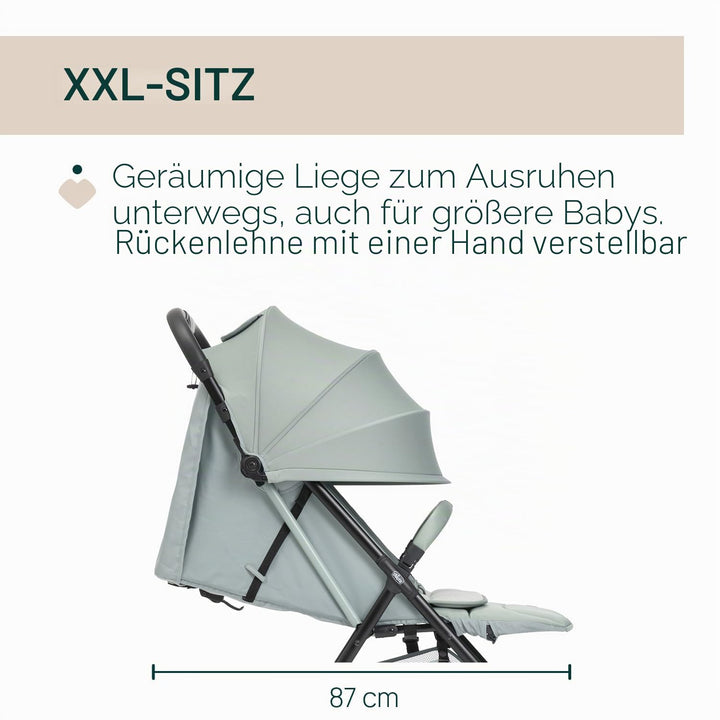 Chicco Kinderwagen Taormina, Ab Geburt bis 22 Kg, Praktisch und leicht, Zusammenklappbarer Buggy, Ki
