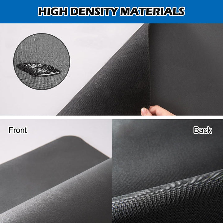 2 Stück Bodenschutzmatte Fitnessgerät, 60 * 30cm Laufband Matte 3mm Dicke, Stossfeste Bodenschutzmat