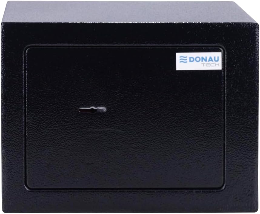 DONAU TECH Tresor Möbeltresor 4,6 L / 23 x 17 x 17 cm/Manuell Safe Möbeltresor/Safe Geldschrank Bode