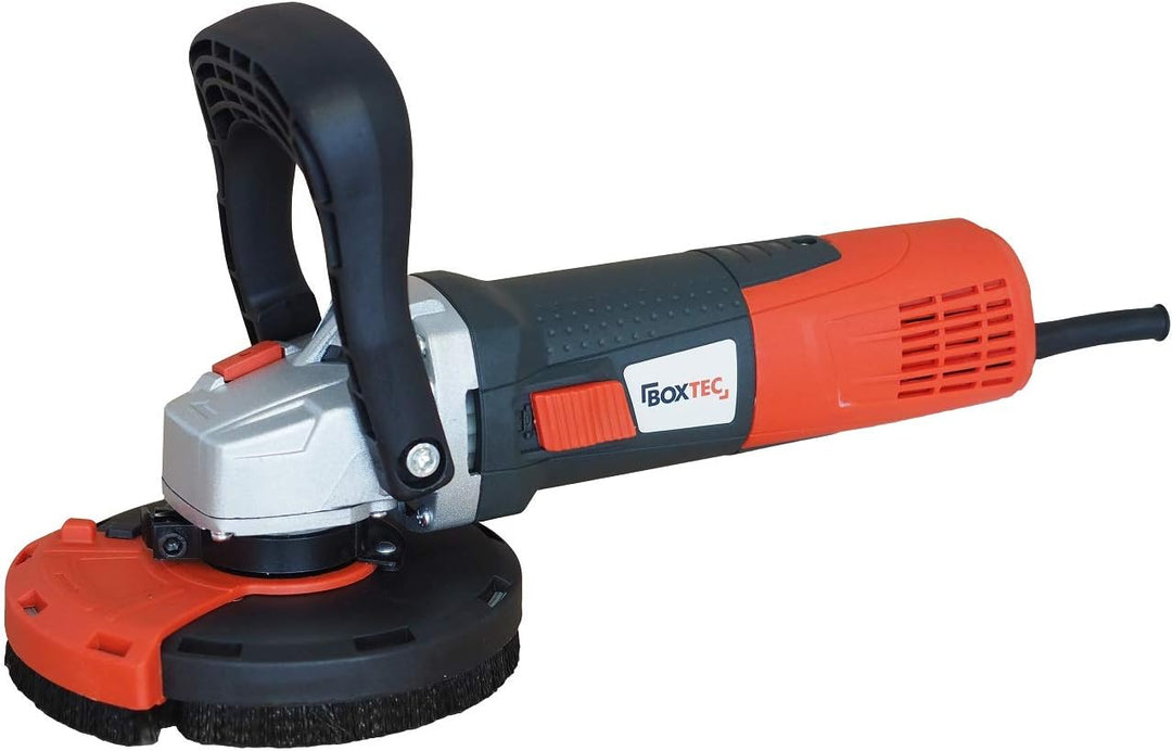 Betonschleifer 125 mm Sanierungsfräse Betonfräse 1.400W mit Drehzahlregelung und Absaughaube, Set mi