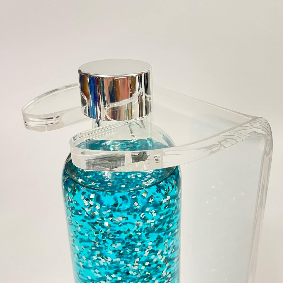 GOOLAMP CandleGlow C1 Glitter Teelicht-Lampe (Hell-Blau), Hell-blau