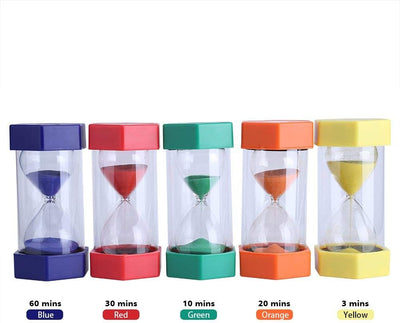 Bunte Sand Timer Glas Sanduhr 3/10/20/30/60 Minuten Timer Uhr Home Office Decor Geschenk(30 Mins Red