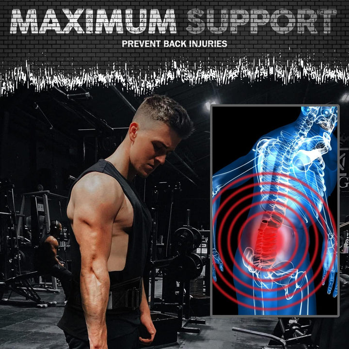 JAG Gewichthebergürtel Herren und Damen - Auto Lock Lifting Belt mit Zughilfen Bodybuilding für Kraf