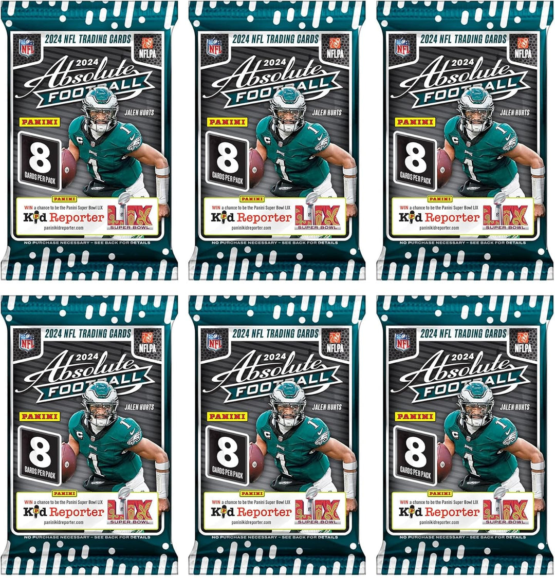 2024 Panini Absolute Fussball NFL-Sammelkarten Blasterbox