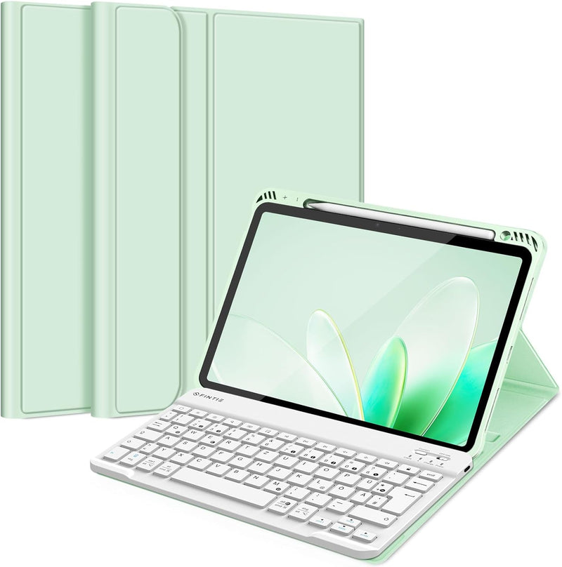 Fintie Tastatur Hülle für iPad Air 5 2022 / iPad Air 4 2020 10.9 Zoll, Schutzhülle mit TPU Rückschal