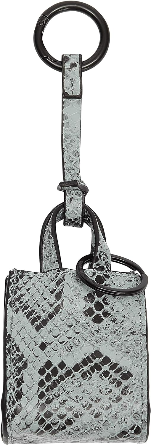 Liebeskind Berlin Paper Bag Keyring Snake, salt blue , onesize (HxBxT 7.0 cm x 5.5 cm x 3.0cm), Salt