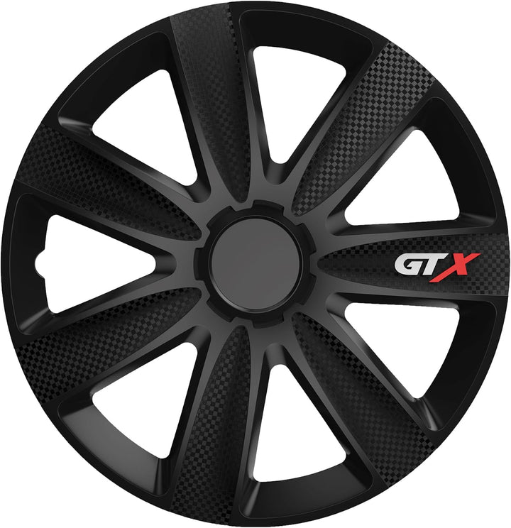 Versaco GTXCARBLK15 Auto Radzierblenden GTX Carbon Black 15" 4er Set Universal passend für die meist