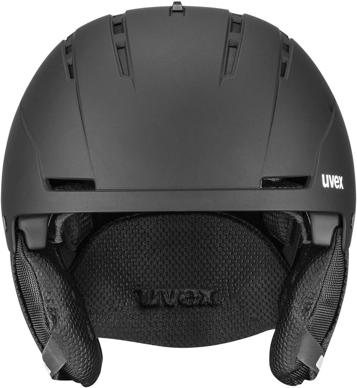 uvex rocket jr visor - Skihelm für Kinder - mit Visier - individuelle Grössenanpassung black matt 51