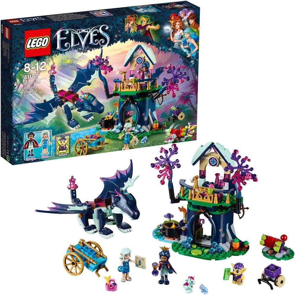 LEGO Elves 41187 - "Rosalyns heilendes Versteck Konstruktionsspiel, bunt Single, Single
