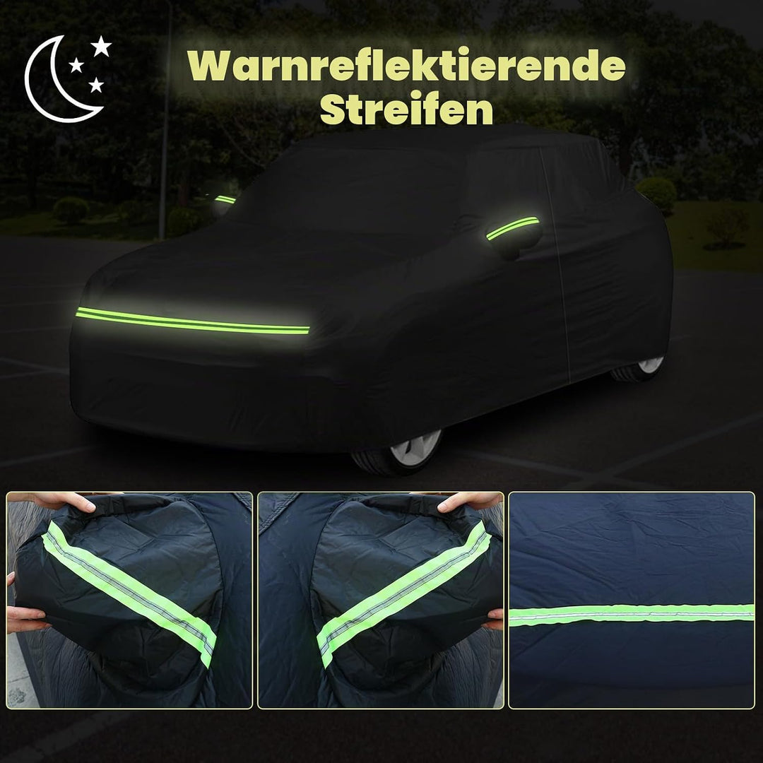 Auto Abdeckung für 1999-2021 Skoda Fabia hatchbac Oxford Baumwolle Wasserdicht für Regen Sonne Staub