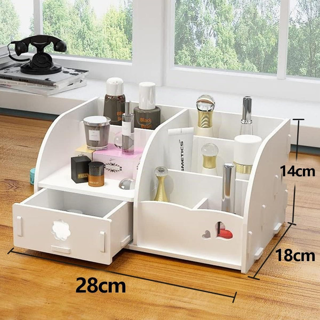 Make-up Organizer mit Schubladen, Make-up Lagerung Kosmetische Schminktisch Organizer Make-up Box mi