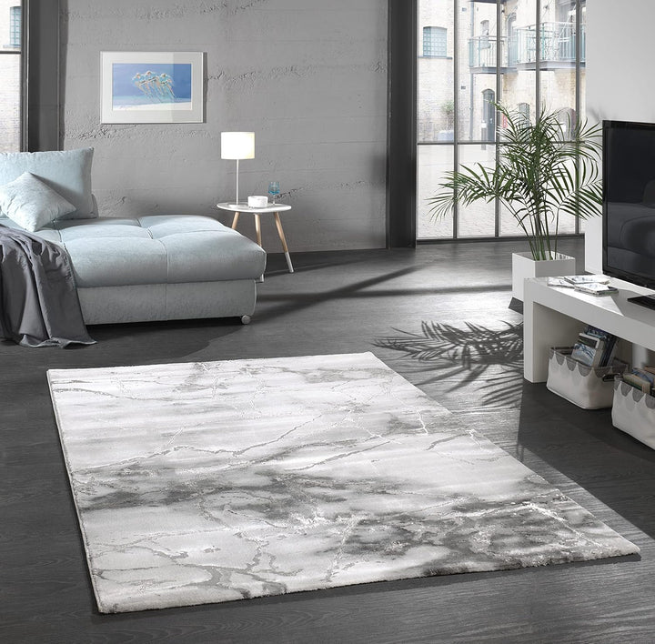the carpet Marble Moderner Dichter Kurzflor Wohnzimmer Schlafzimmer Teppich, Designerteppich, Elegan
