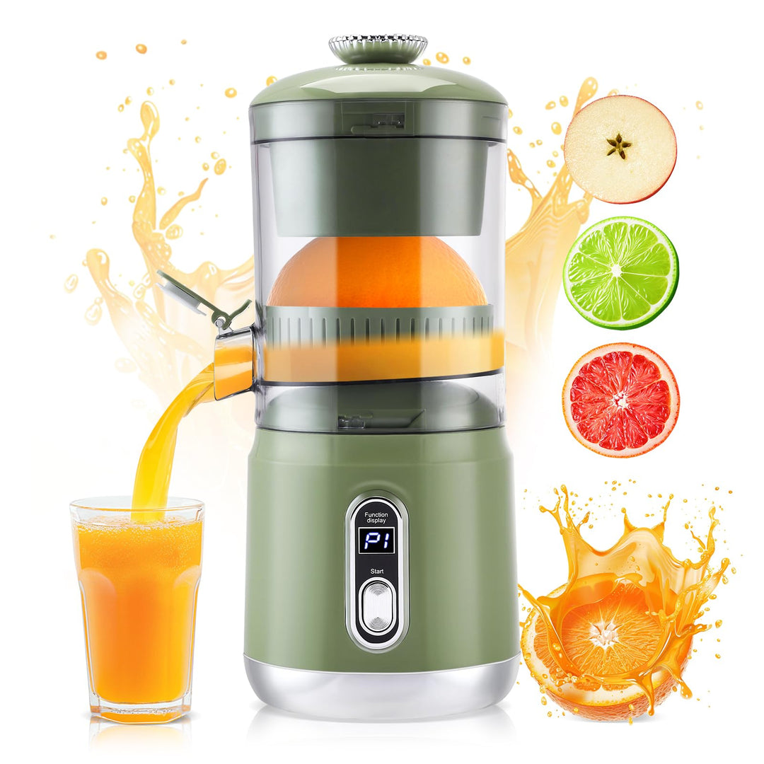 Kabelloser Entsafter, 110mm Slow Juicer Saftpresse für Obst