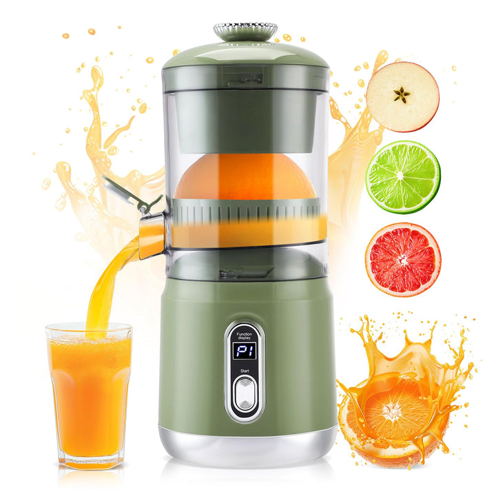 Kabelloser Entsafter, 110mm Slow Juicer Saftpresse für Obst