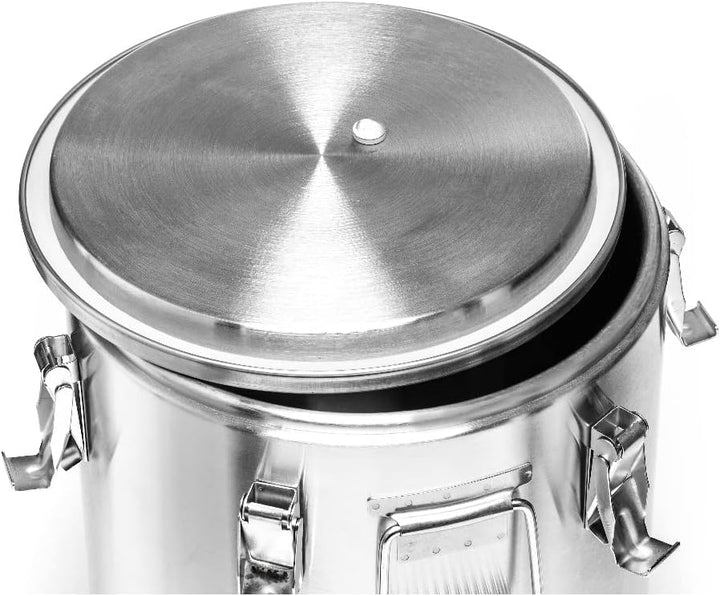 Gastronomie Thermobehälter Edelstahl, Kapazität 25L Liter, Essen Thermobox, Thermotransportbehälter,