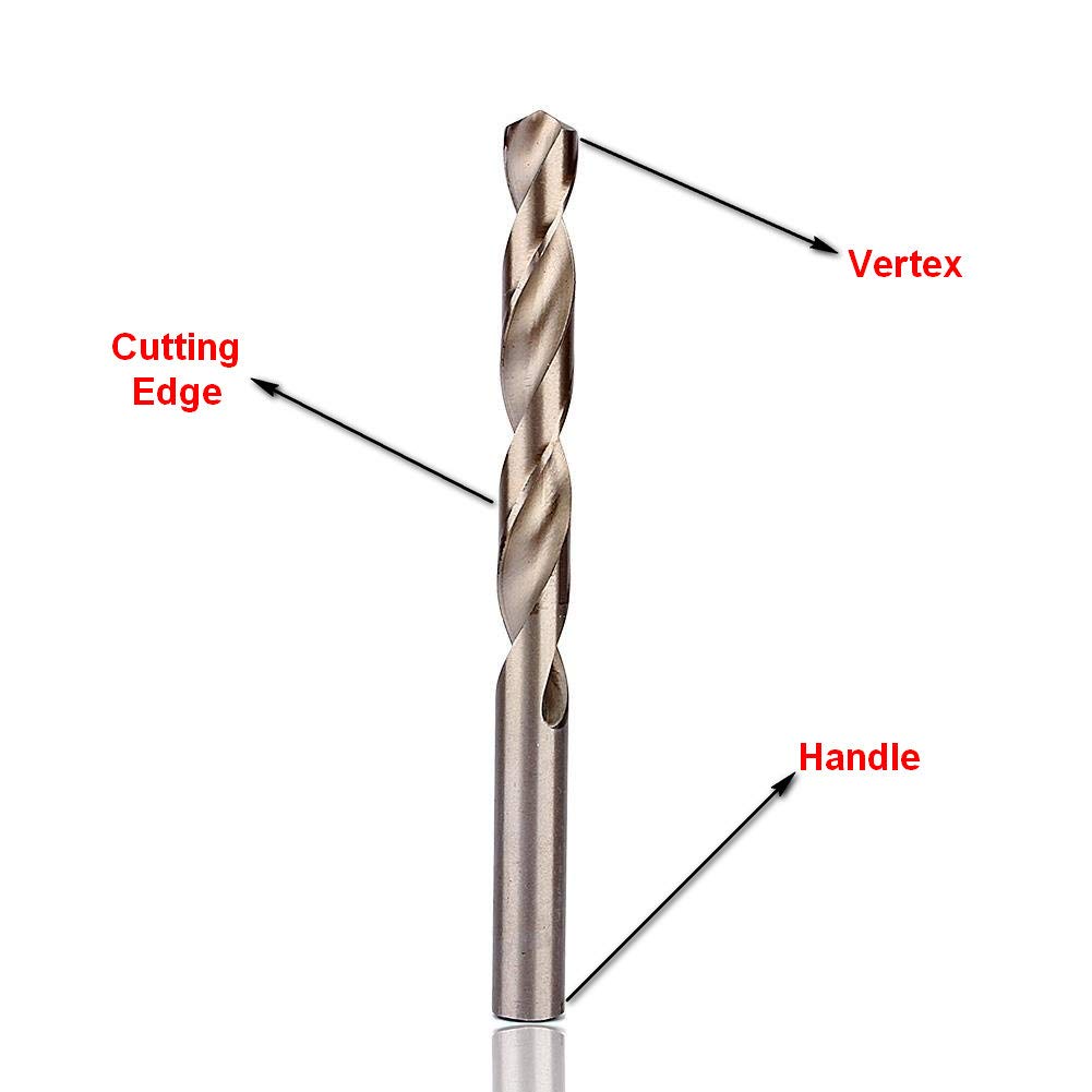 HSS Spiralbohrer Set,Hohe Qualität HSS Metall Bohrer Set Bohrer Werkzeug mit Box,1-13mm,25 Stücke