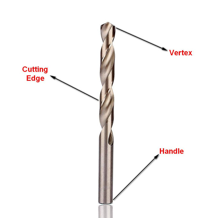 HSS Spiralbohrer Set,Hohe Qualität HSS Metall Bohrer Set Bohrer Werkzeug mit Box,1-13mm,25 Stücke
