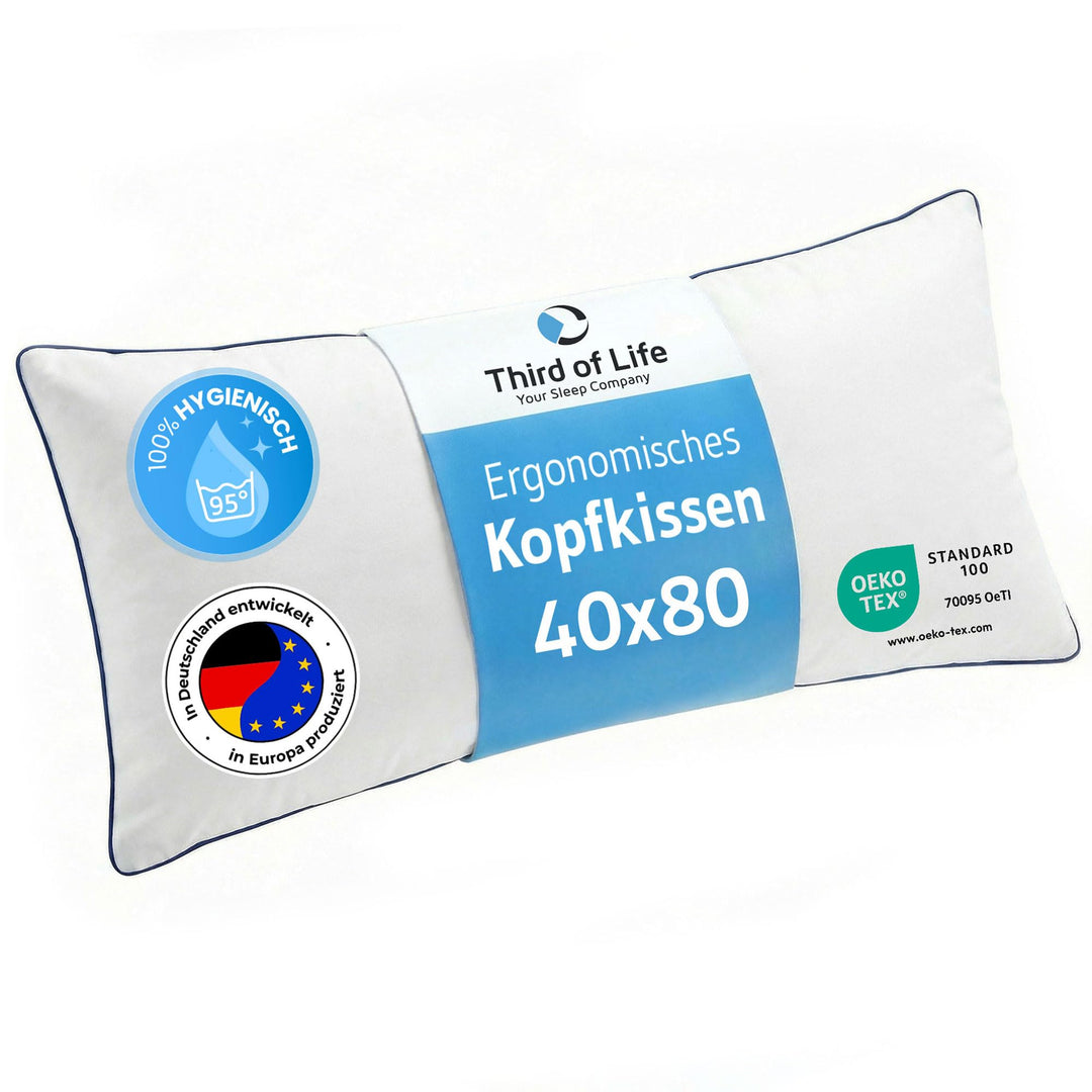 Kopfkissen 40x80 inSPIRO vom Gewinner des Innovationspreis Ergonomie 2022, Bestes ergonomisches Schl