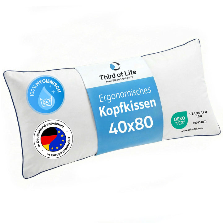 Kopfkissen 40x80 inSPIRO vom Gewinner des Innovationspreis Ergonomie 2022, Bestes ergonomisches Schl