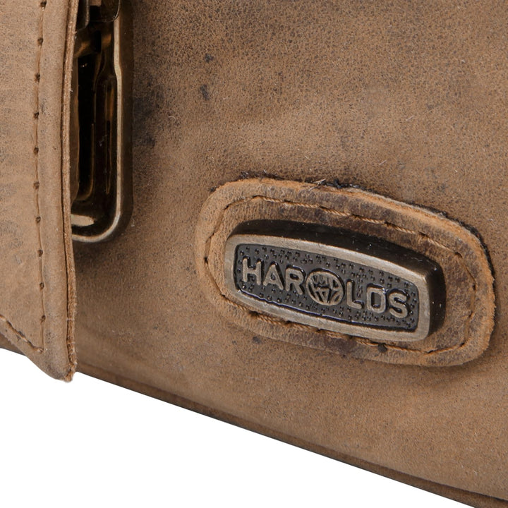 Harold's Kuriertasche 40 x 30 x 10 cm Rind-Leder Messenger Schulter-Tasche 339903